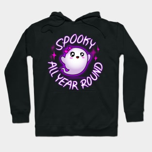 Cute Ghost Spooky All Year Round Hoodie